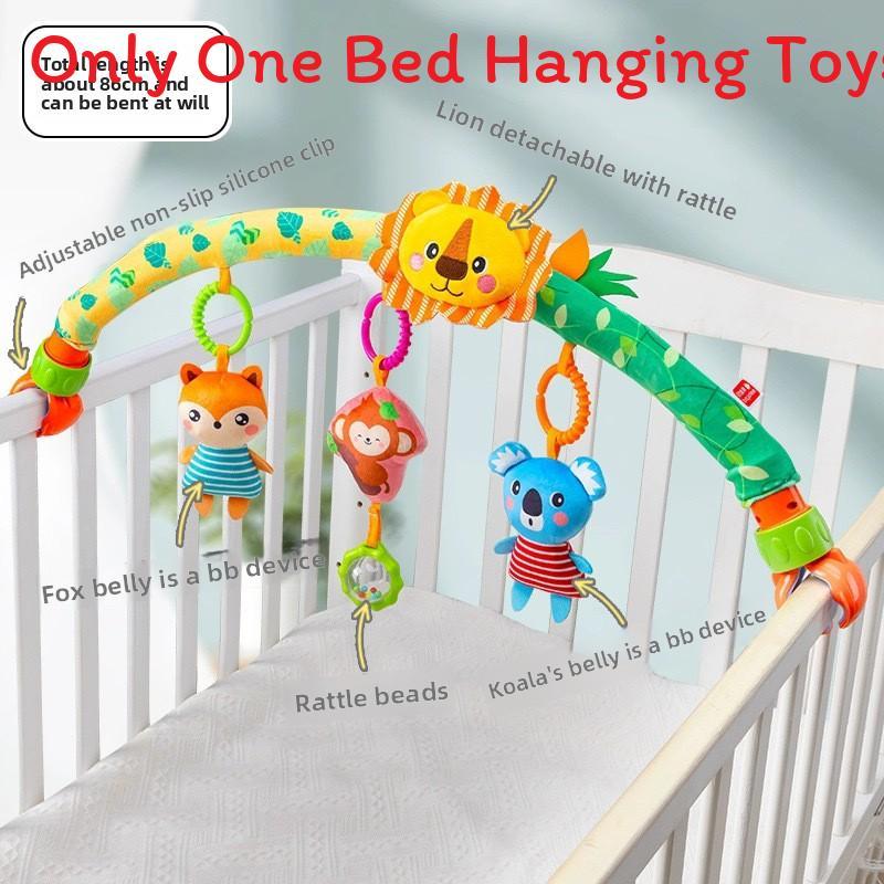 Baby Unicorn Teething Toy With Plush Material For Car Seat And Crib Decor