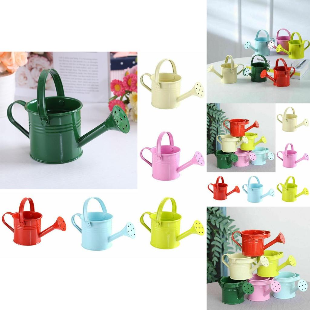 Eleganter, beigefarbener Mini-Wasserkocher mit Blumenmuster, Sprühfunktion, Metalltopf für die Heimdekoration