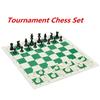 33Pcs 42cm Chess Set Professional Square Board Plastic Hand Carved Board Game Set