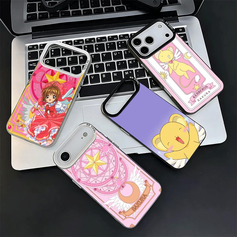 Cardcaptor Sakura Cute Girl Soft Phone Case for iPhone 15 16 17 Pro Max 17Air 16E 14 Plus 13 12 Mini Shockproof Cover Back Shell