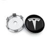 4pcs 56/60mm Car Wheel Center Hub Cap Rim Cover Emblem Sticker Styling for Tesla Model Y Model 3 S X Badge Emblem Accessories