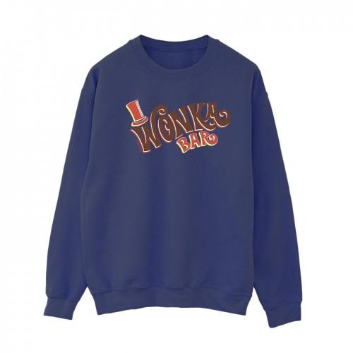 Willy Wonka Womens/Ladies Bar Logo Sweatshirt