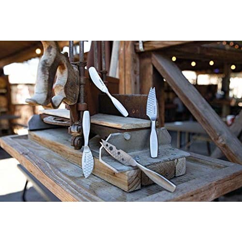 BOSKA Monaco+ Cheese Knife, Stainless Steel, 16x2.7x0.7cm, Set of 4 Mini Cheese Knives, 307096