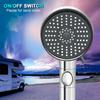High Pressure 5 Mode RV Handheld Shower Head Water Saving Bathroom Faucet Accessories with Hose Holder