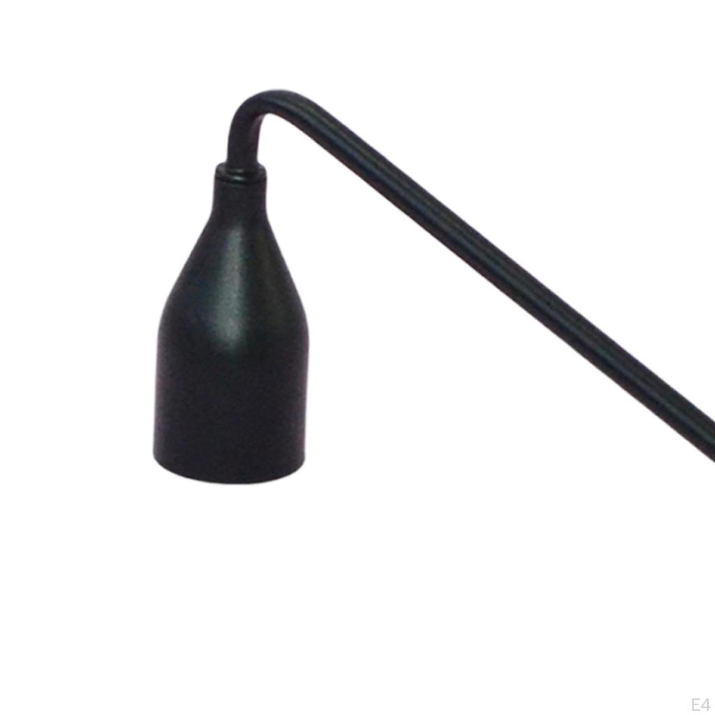 23 Cm Metal Candle with Non-slip Handle for Enthusiasts