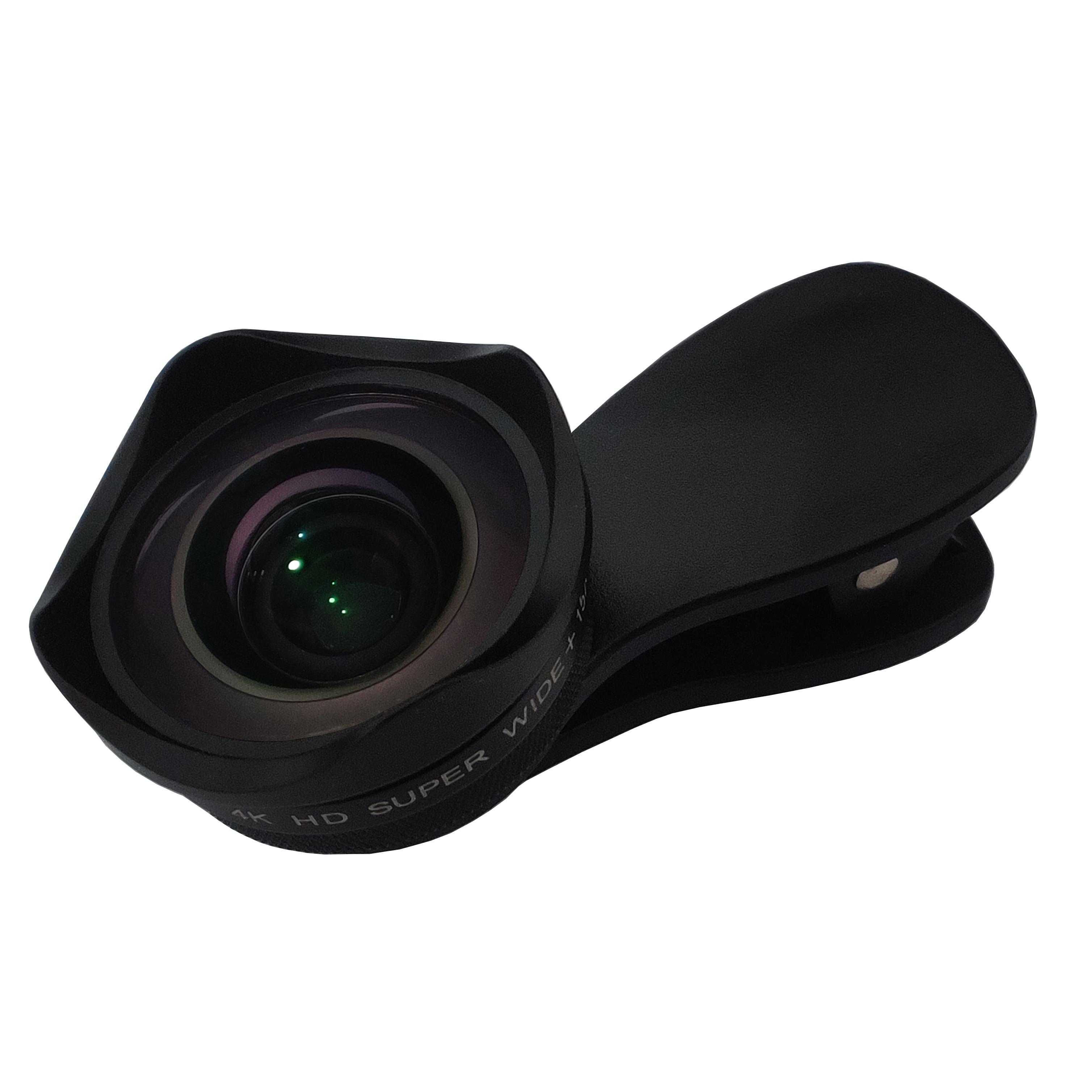 Hot Sale 4K HD 2 in 1 Macro Wide Angle 120 Degree Mobile Phone Camera Lens for Mobile Lens Glass