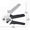 Mini-Type Adjusting Ratcheting Square Ferrule Wire Cable Crimper Plier 0.25-10.0mm2 (AWG23-7) Cable End-sleeves Ferrel Crimper