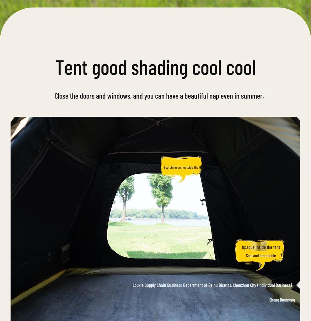 Two-in-One Automatic Folding Outdoor Camping Tent & Canopy