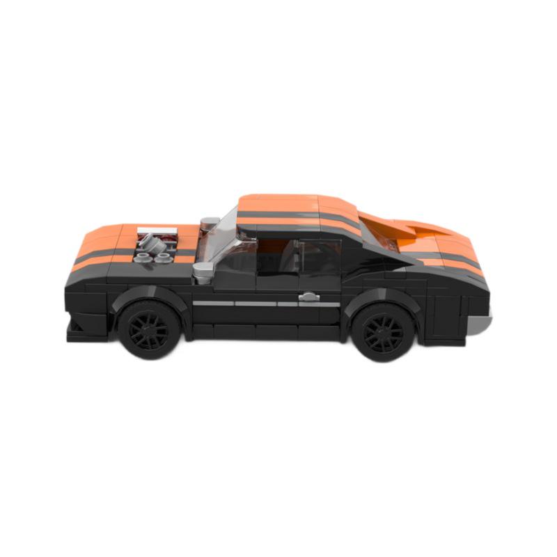 MOC-188973 1970 Oldsmobile 442 Speed8 Building Block Car - High Difficulty for Boys