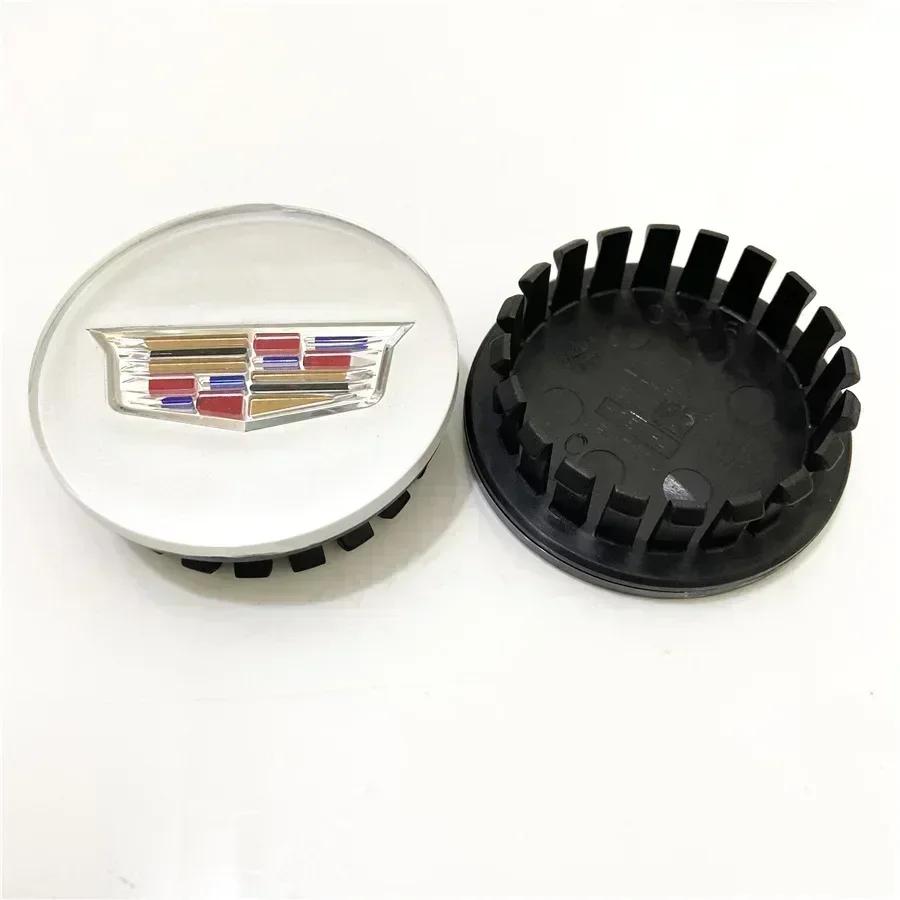 67mm 4pcs Car Wheel Center HubCaps Cover Tire Emblem for Cadillac ATS BLS CT4 CT6 CTS ESCALADE STS XT4 XT5 XTS SLS Accessories