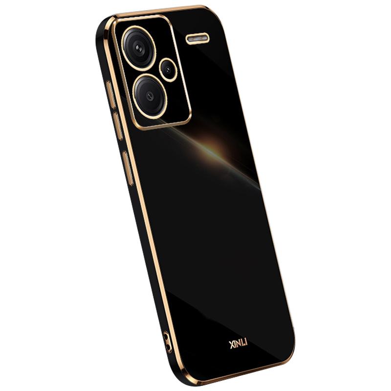 XINLI For Xiaomi Redmi Note 13 Pro+ 5G Soft TPU Case Electroplating Shockproof Phone Cover