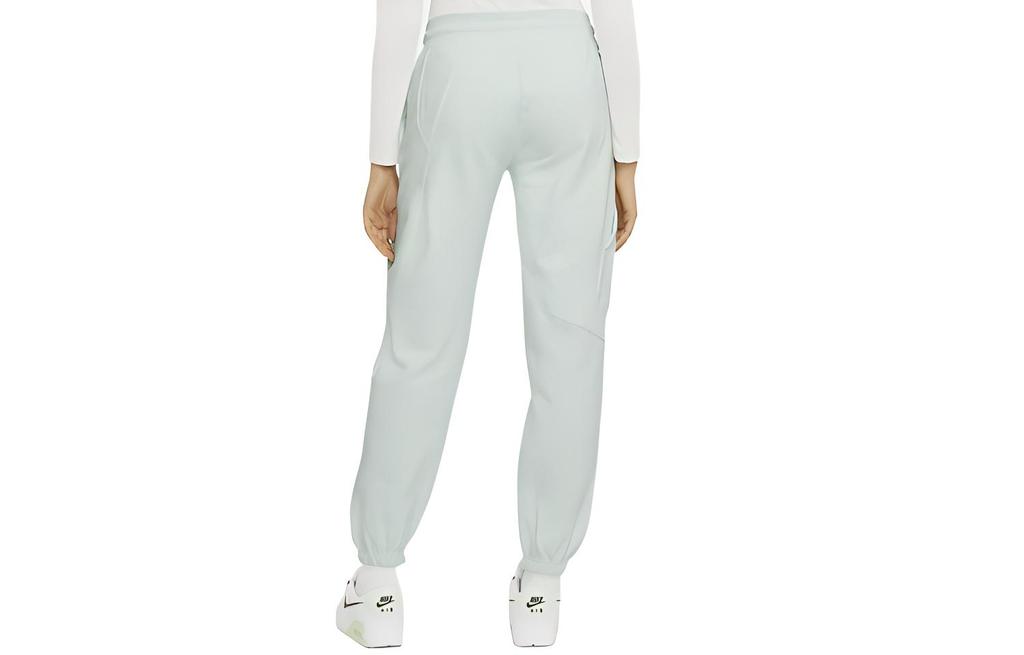 Nike Knitted Sweatpants Women's Green Moderate Straight Fit Pants DC5283-394