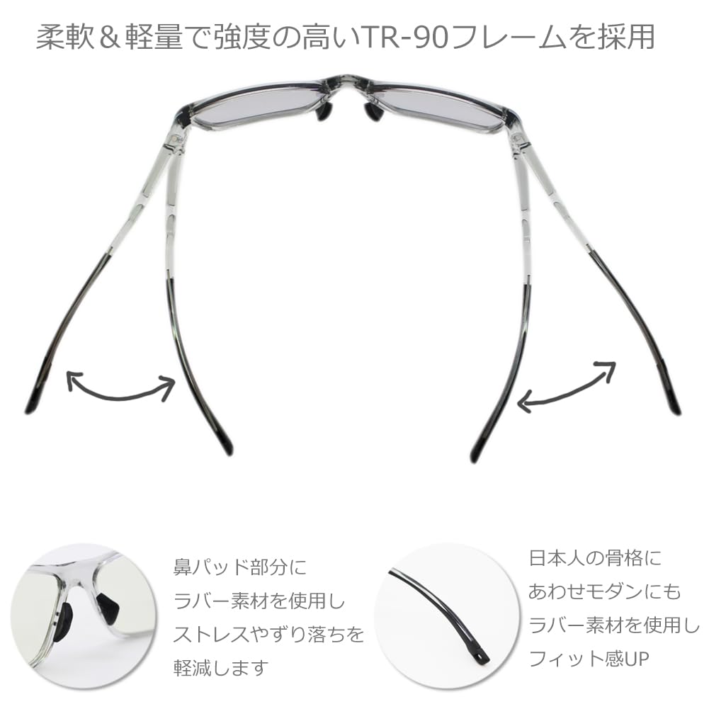 EIGHT TOKYO Sunglasses for Men and Blue Light for and UV Blue Light and Blocking by a Sabae Women, Blocking, Sports, Driving, Fishing, Baseball, Golf,
