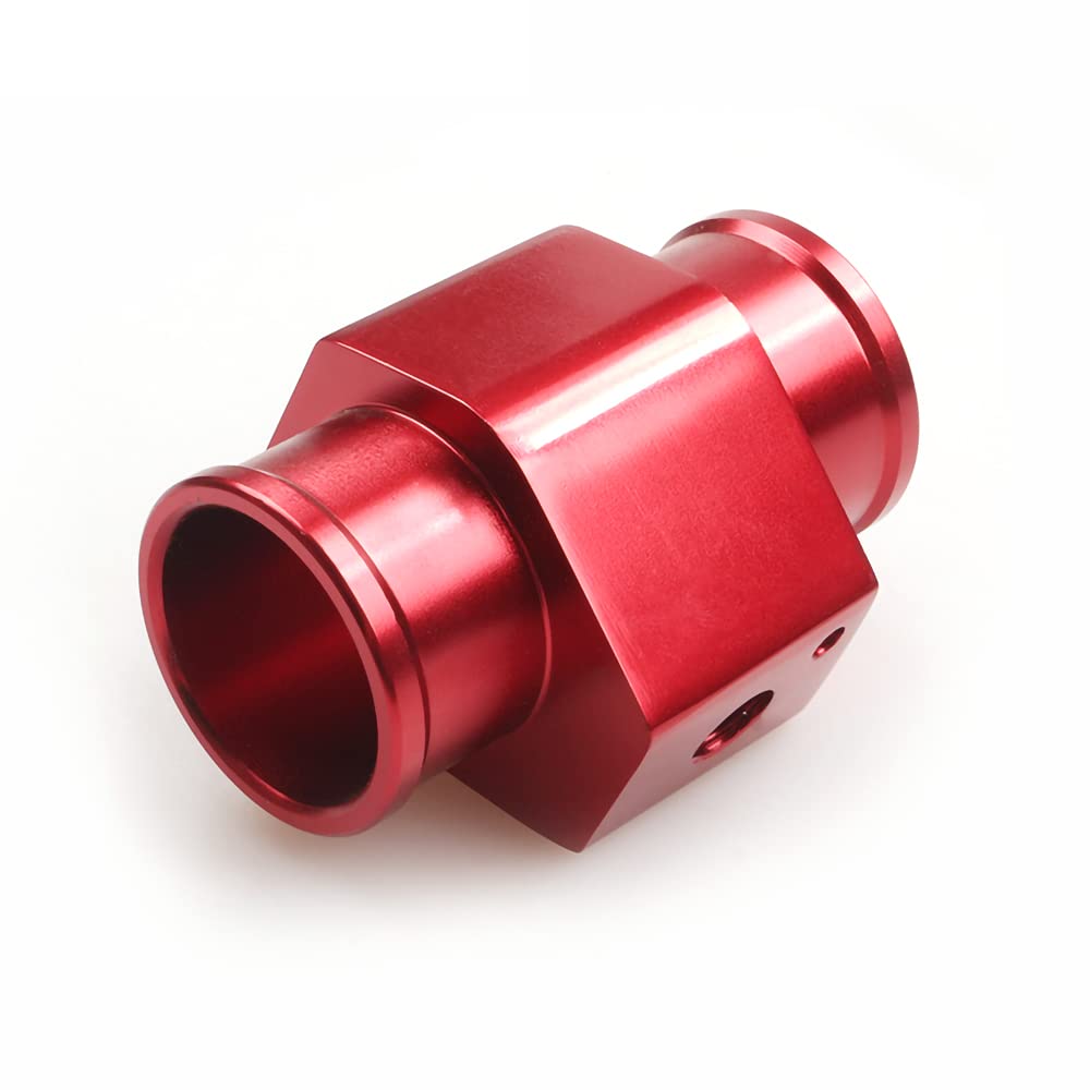 KUNFINE 34mm Czerwony Adapter Czujnika Temperatury Wody Złączka Temperatury Wody