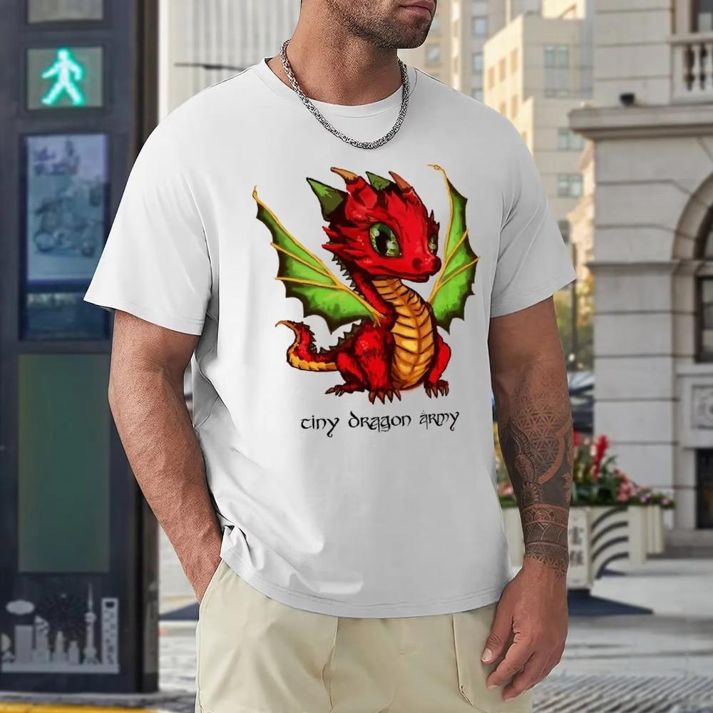 Tiny Dragon Army Essential For Sale Fresh T-shirt Motion T-shirts Premium Geek Fitness USA Size