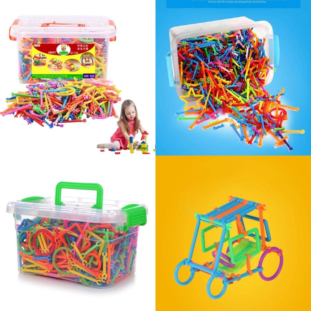 Smart Stick Lernbausteine Spielzeug für Kindergartenmädchen 3 Jahre alt Geschenk