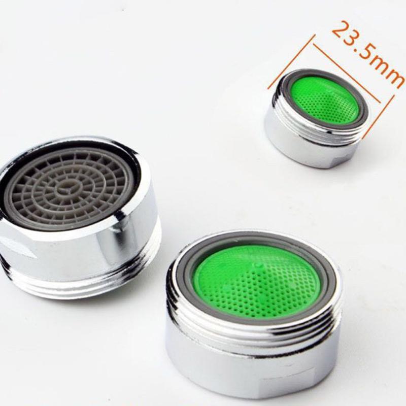 

2pc Faucet Tap Nozzle Water Saving Aerator Copper Bathroom Faucet Spout 2pcs tong 23mm