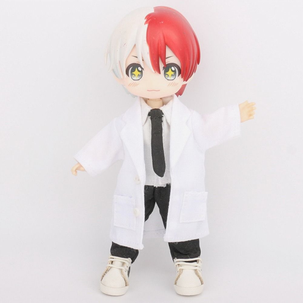 Surgical Uniform Fashion Suit White Coat Outfit White Coat Clothes Plush Doll's Pants Shorts Tops
