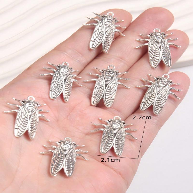 Nature-Inspired Hip Hop Animal & Insect Alloy Charm Pendant for DIY Necklaces & Bracelets