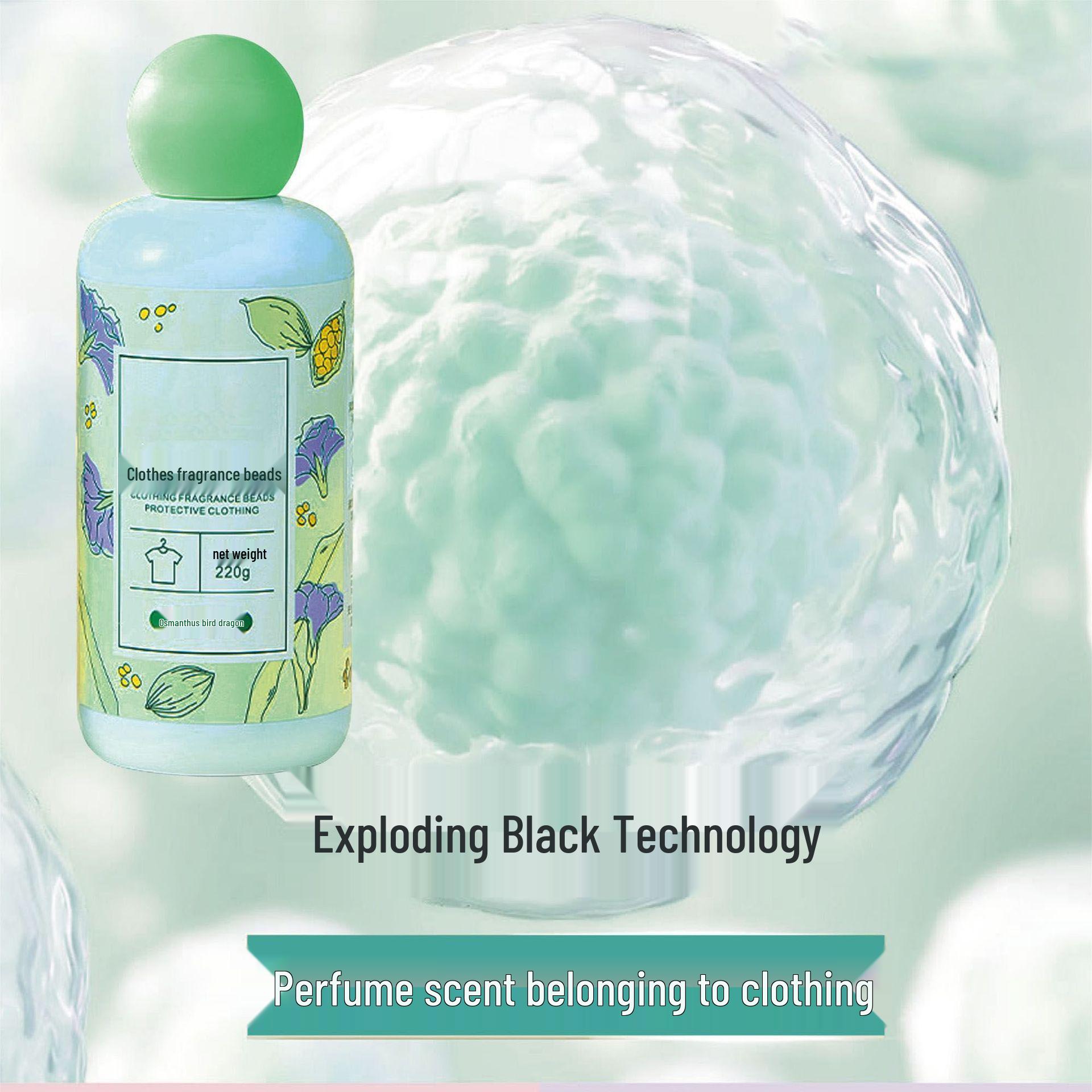 Long-lasting Fragrance & Softening Laundry Beads: Color Protection, Sterilizing, Refreshing, Granular Bottle Packaging