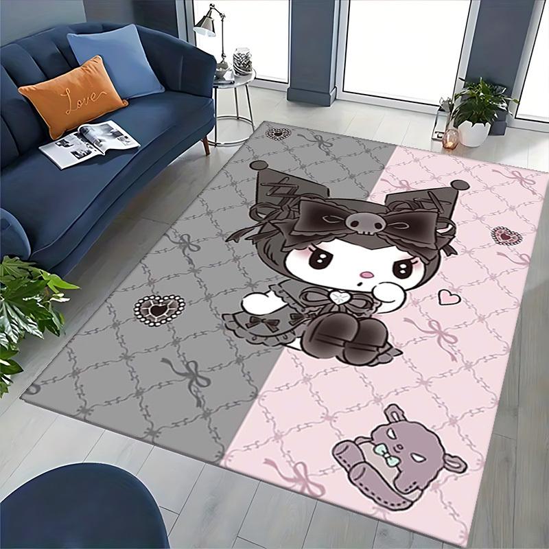 Anime Cartoon Design Chair Mat - Non-Slip Carpet for Office Chair, Home Decor, Living Room, Bedroom, Game Room & Dormitory (Seasonal Gift).E095