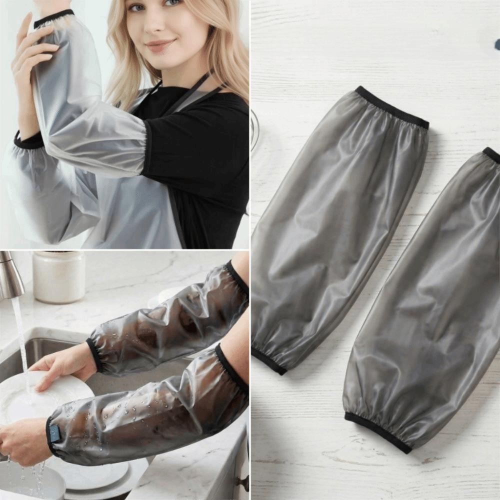 Elastic Cuffs Waterproof Oversleeves TPU Oilproof Oversleeves Forearm Protector  Pet Grooming