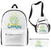 Cook 3D Printing Large Capacity Multifunctional Male And Female Versatile Backpack Student Bag Three-Piece Set