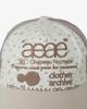 Eiieii Web Logo Flower Mesh Cap [White/Beige]