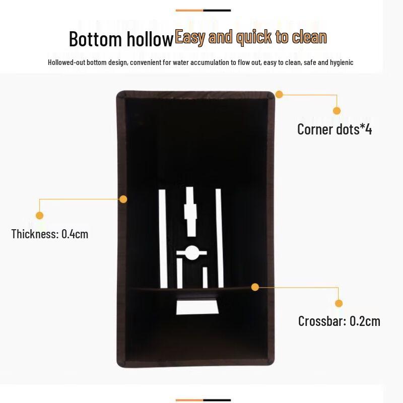 De Buyer Dubový Vodotěsný Blok na Nože s Více Otvory