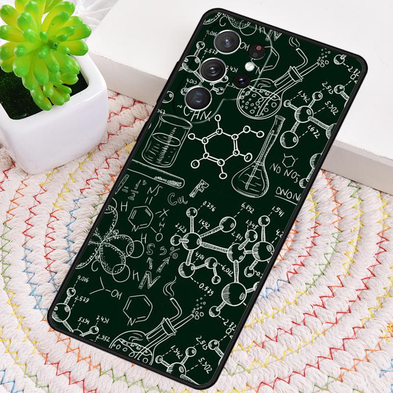 Chemistry Laboratory Seamless Phone Case for Samsung Galaxy note 10 pro S26 Ultra S23 S24 FE S25 S21 S22 PLUS shockproof Cove