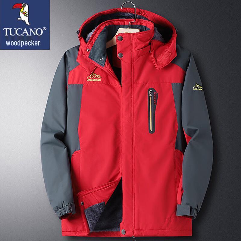 Tucano Men's Winter Fleece-Lined Waterproof Outdoor Jacket
