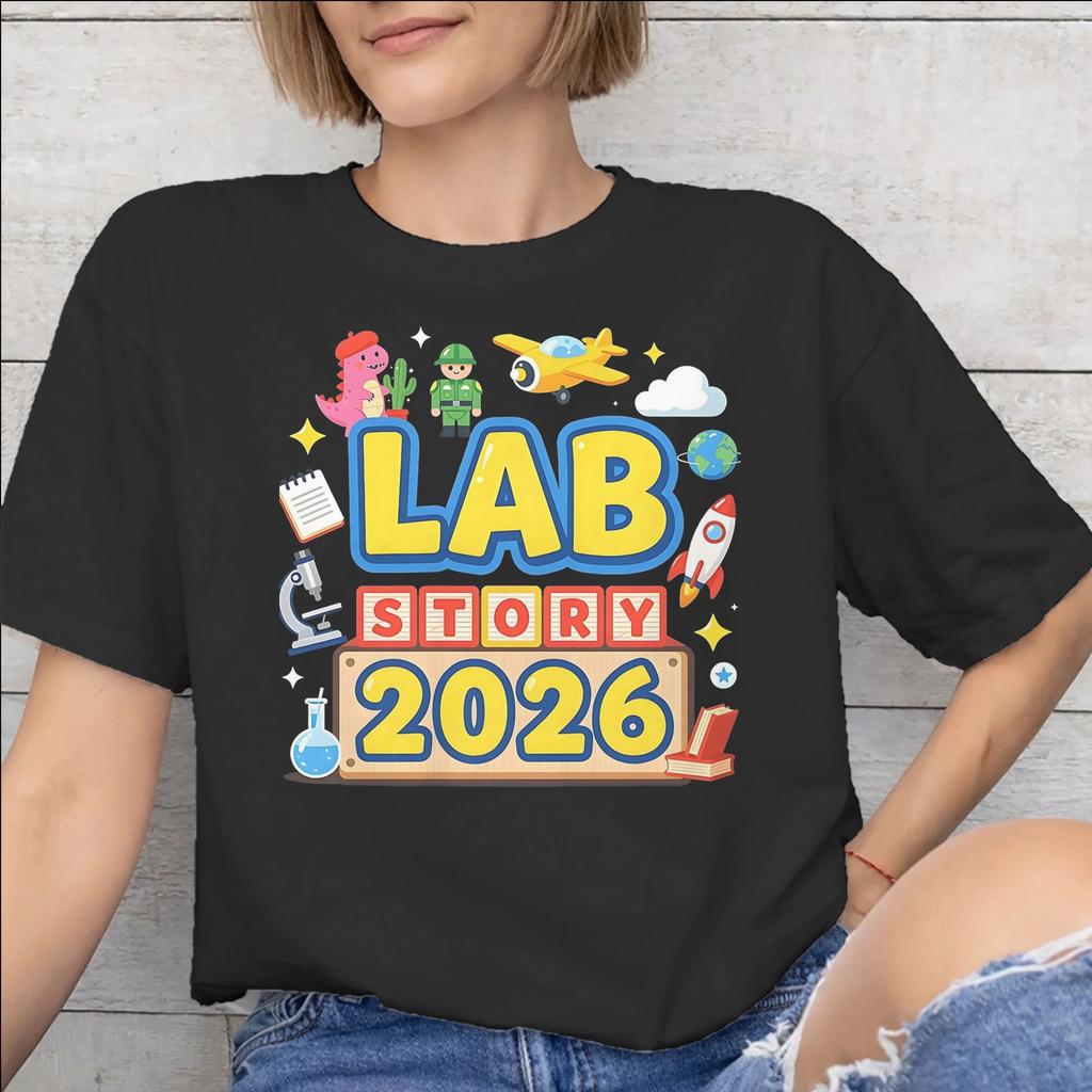 Printed Lab Crew Lab Week 2026 T Shirt for Unisex Unisex 100 Cotton Tshirts Short Sleeve Clothes