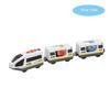 Kids Electric Train Toys Set Train Diecast Slot Toy Fit Standard Wooden Train Track Railway Gift For Children