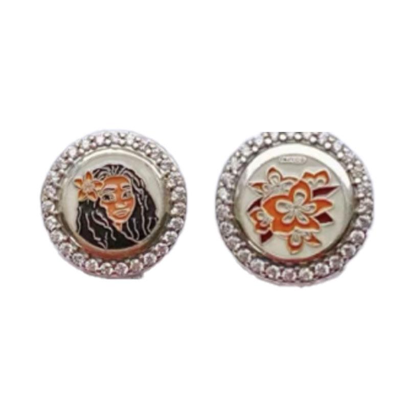 MINISO Disney Stitch Angel Charms Silber 925 Original Armband Schmuck Anhänger Passend für Damen Mädchen