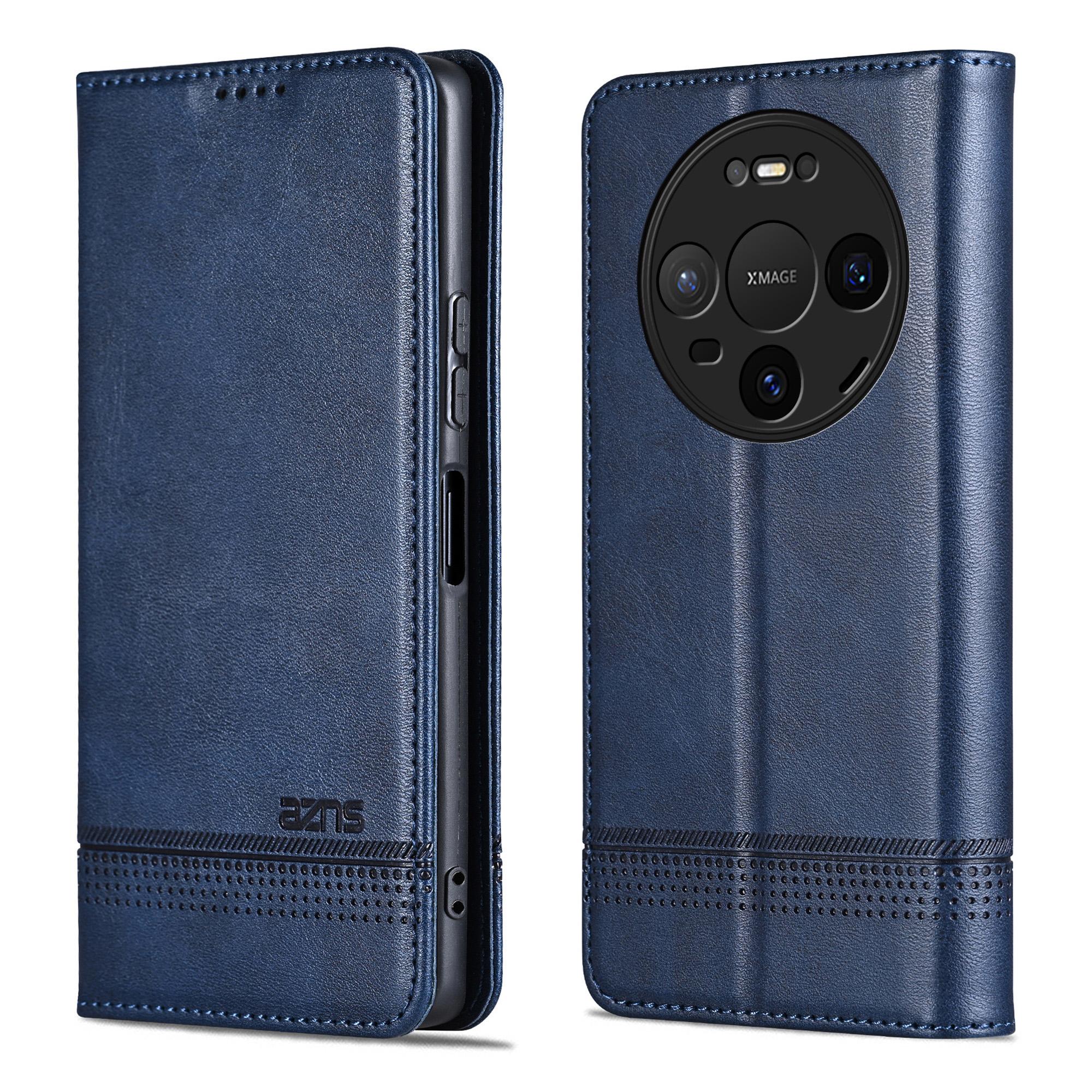 

AZNS For Huawei Mate 80/Mate 80 Pro Case Cowhide Texture PU Leather Wallet Phone Cover