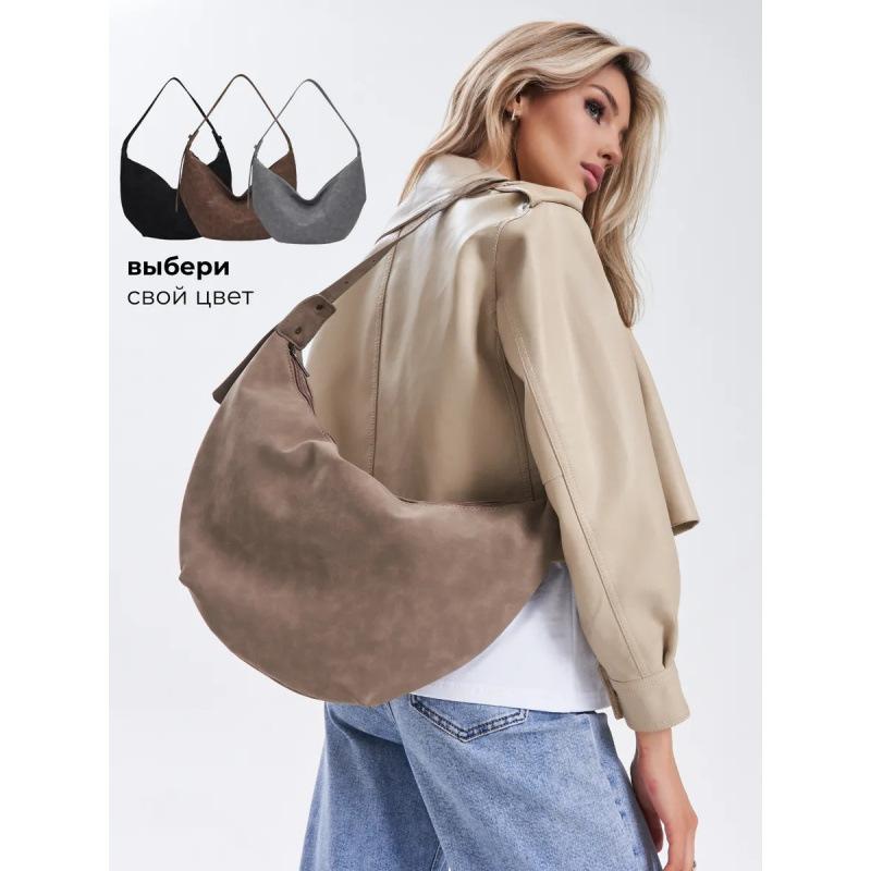 Premium texture large-capacity bag women's 2025 new retro shoulder messenger bag commuter tote bag