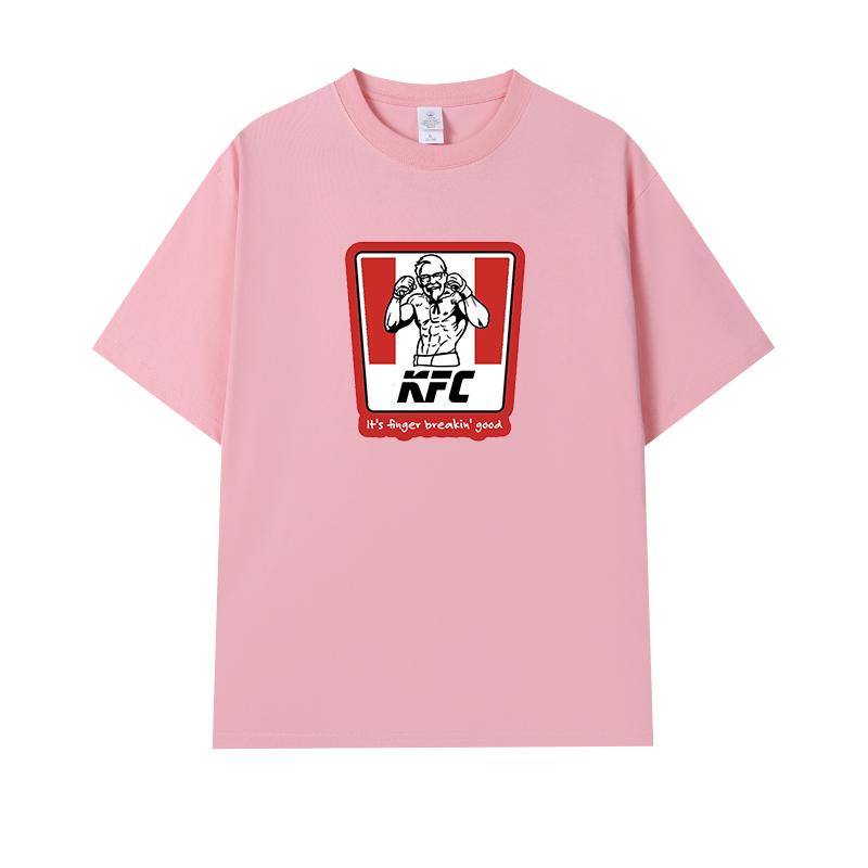2025 KFC Ye Parodi Erkek ve Kadın %100 Pamuk Kısa Kollu Tişört Eğlenceli Eğlenceli Günlük Tişört Yüksek Kaliteli Lüks Marka