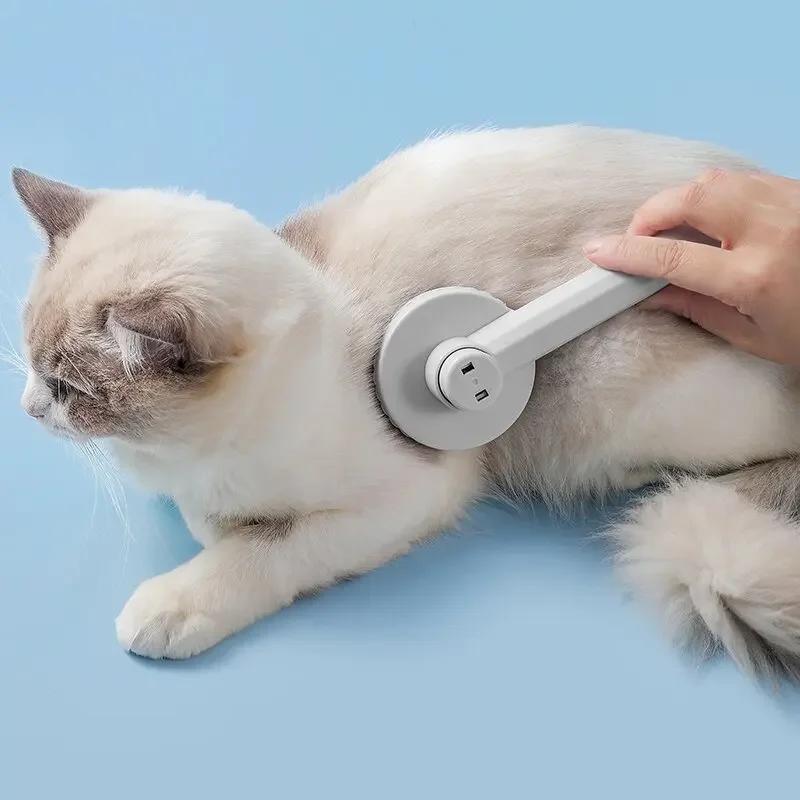 Pet Hair Removal Comb Cat Brush Self Cleaning Slicker Brush for Cats Dogs Hair Remover Scraper Pet Grooming Tool Cat Accessories