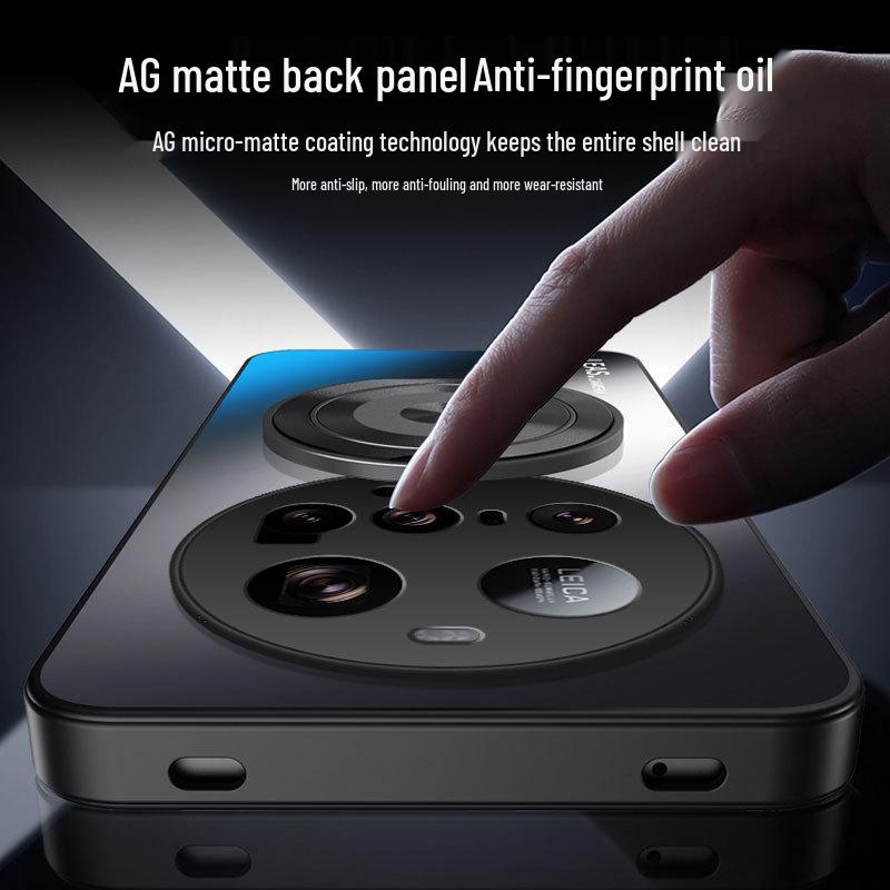 Xiaomi 17Pro/14/15T Anti-Drop Case with 360° Stand and Frosted Design