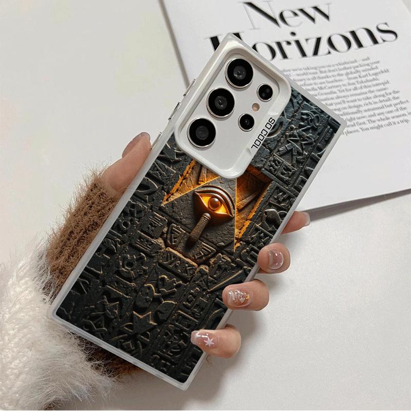 

Egypt Eye of Horus Anubis Soft Phone Case for Samsung Galaxy S24 S25 FE S26 Edge S23 Ultra S22 Plus S21 + Shockproof Cover Back Samsung S26 Plus