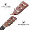 EXCEART Guitar for Beginners Wood Folk Guitar Music Learning Instrument Beginners 23-inch