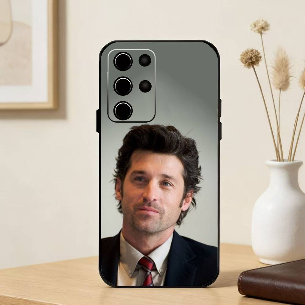 PatrickS G-Galen D-Dempsey Phone Case For Samsung S25,24,23,22,30,21,10,9,Ultra,Plus,FE 5G Black Soft Case