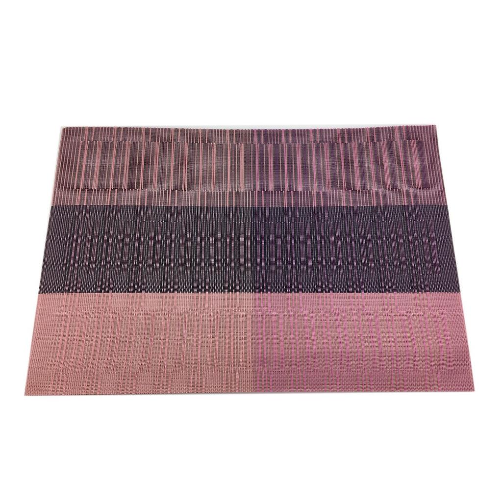 PVC-Tischset für Tischuntersetzer, 6 Stück, Weinuntersetzer, Bambus-Tischsets, Esstisch-Tischset, Küchen- und Tischwäsche