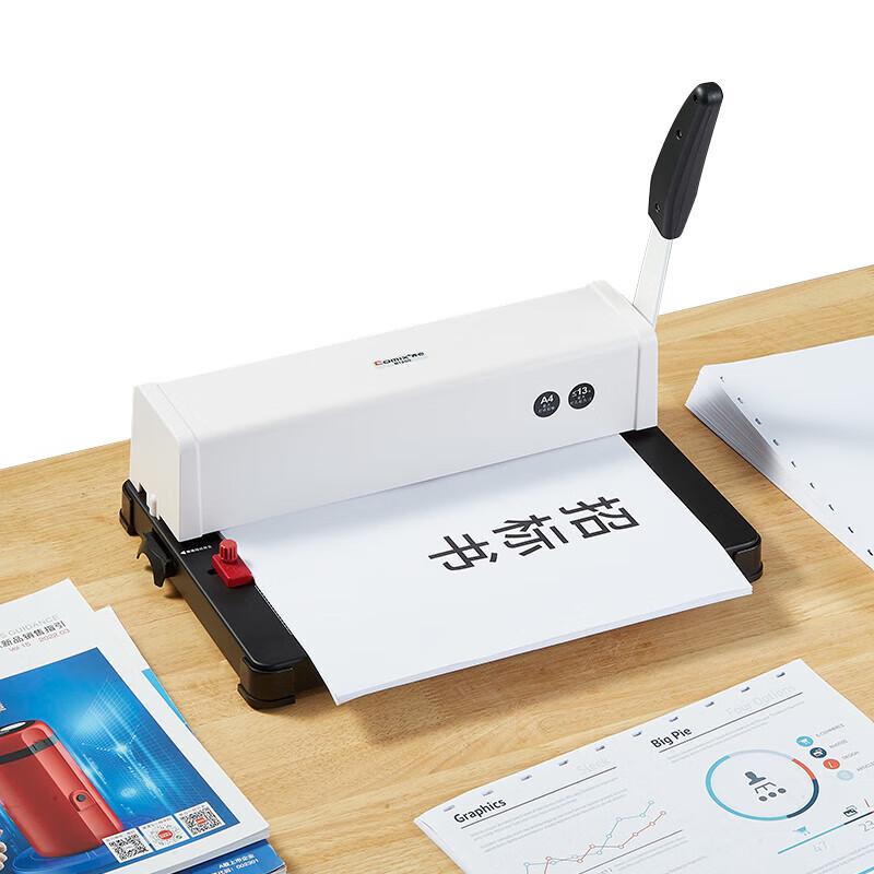 COMIX 10-Hole Financial Clip Binding Machine