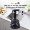 Durable Handheld Drain Plunger, Drain Unblocker, Pipe Unblocker for Home Bathroom, Kitchen, Laundry Blockages Tool