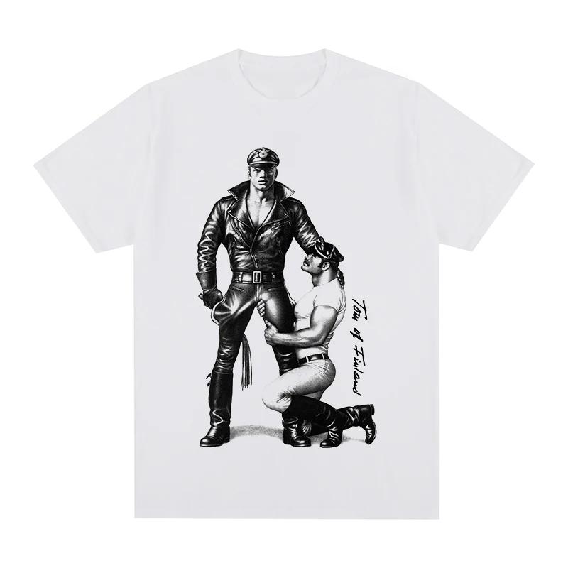 Tom Of Finland Boyfriend Tshirt Gay Cops Cotton Unisex T shirt New TEE TSHIRT Unisexs Tops Unisex