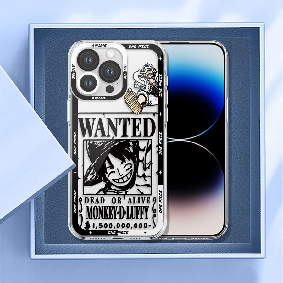 

Soft Phone Cover Case for iPhone 16 15 14 Plus 17 Air 7 8 12 Mini XR 13 12 11 Pro MAX 16e Anime One Pieces iPhone 11 Pro