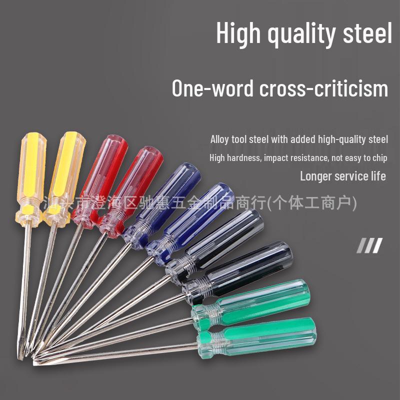 Transparent Striped Screwdriver with Magnetic Tool for Mobile, Tablet, and Small Electronics Repair