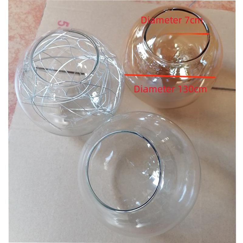 Magic Bean Milky White Glass Ceiling Lamp Shade for Restaurants and Living Rooms Chandelier