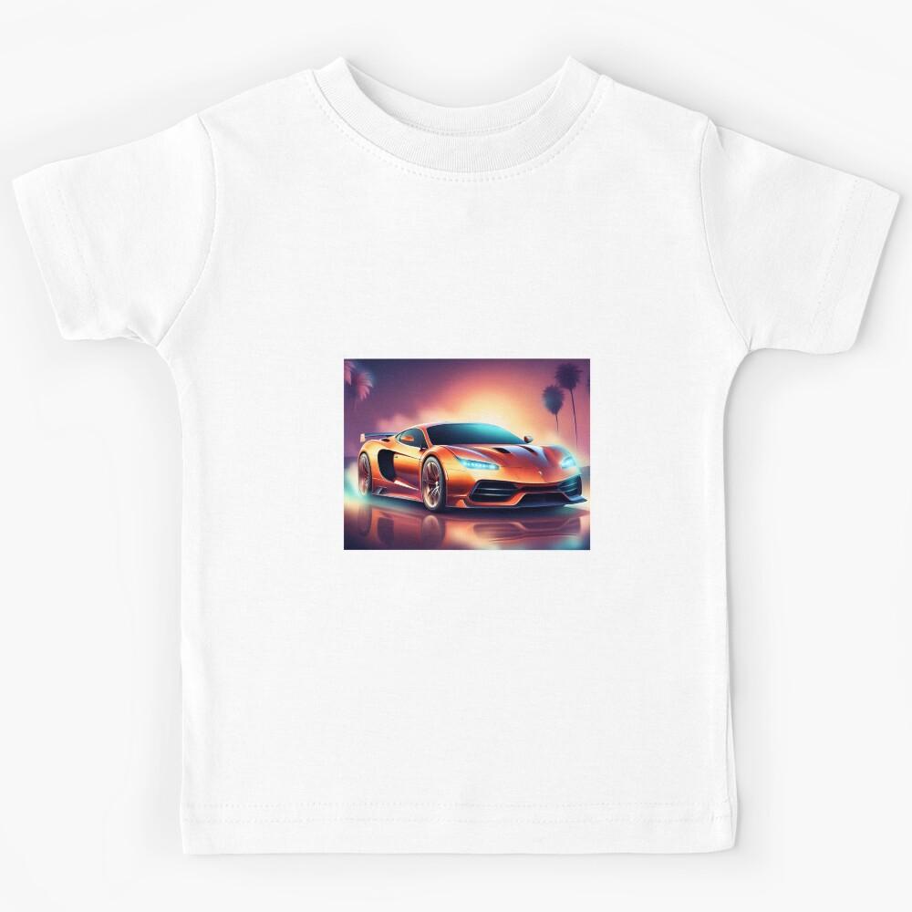 Epic Sports Car Design Kids T-Shirt 100